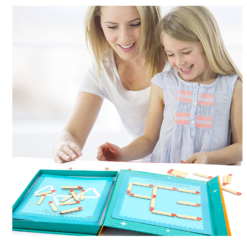 Joc Magnetic de tip Montessori, de logica - Betisoare, 3 ani+