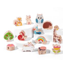 Joc educativ snuruit si echilibru - Copacul cu animalute