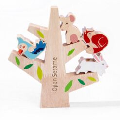 Joc educativ snuruit si echilibru - Copacul cu animalute