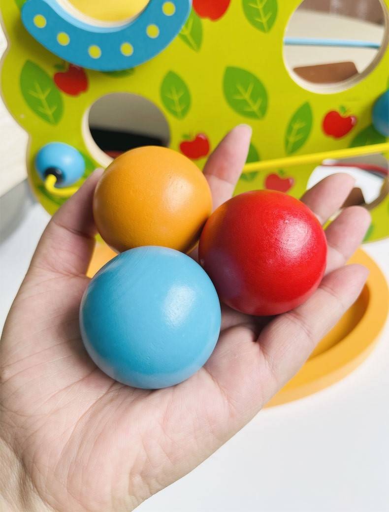 Jucarie educativa de tip Montessori - Copacelul cu bile