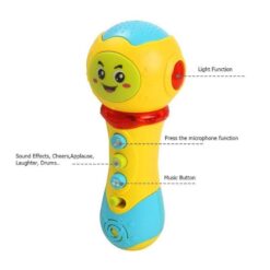 Jucarie pentru bebelusi - Microfon cu lumini si melodii