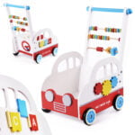 Antepremergator din lemn tip Carucior si Masinuta, 12 luni