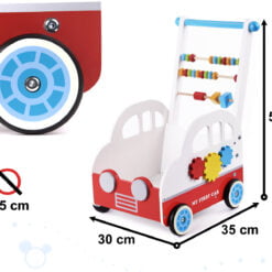 Antepremergator din lemn tip Carucior si Masinuta
