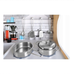 Bucatarie din lemn complet utilata, cu sunete si lumini, 80x80 cm