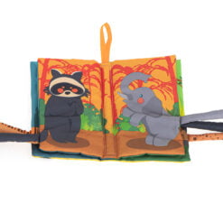 Carte senzoriala bebelusi si jucarie pentru dentitie