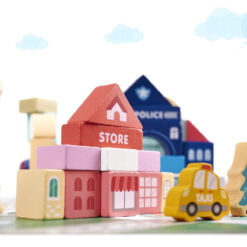 Set 100 de cuburi in galetusa cu sortator de forme geometrice