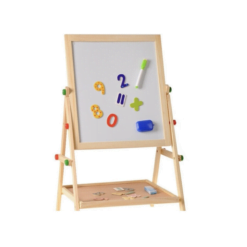 Tabla din lemn magnetica, cu 2 suprafete, tip Sevalet