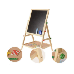 Tabla din lemn magnetica, cu 2 suprafete, tip Sevalet