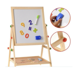 Tabla din lemn magnetica, cu 2 suprafete, tip Sevalet