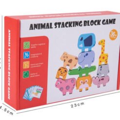 Jucaria multifunctionala de stivuire si sortare cu fructe este special conceputa pentru activitati in casa sau in aer liber, este simpatica, colorata si foarte atractiva pentru micuti. Ea va ajuta la imbunatatirea abilitatilor motorii fine, a gandirii si a concentrarii celor mici. Aceasta contine 2 fructe alcatuite din 3 piese si una formata din 4 piese din lemn. Fiecare din piesele acesteia are o mica perforatie, special conceputa pentru a le putea stivui in siguranta pe tijele placii suport. Jucarie din lemn pentru bebelusi cu dubla functionalitate: – jucarie Montessori tip curcubeu, de sortare si stivuire forme geometrice; – joc de echilibru, deoarece piesele pot fi folosite si separat, pentru a putea construi diferite structuri si exersarea echilibrului. Jucaria este potrivita pentru bebelusi si copii mici, fiind distractiva si educativa. Utilizand aceasta jucarie, cei mici isi vor imbunatati coordonarea miscarilor, dexteritatea, coordonarea mana ochi dar si aptitudinile locomotorii si logica. Caracteristici: Material: Lemn, piesele sunt vopsite cu vopsele nontoxice, in culori vii. Dimensiuni: 30 cm lungime x 7 cm latime x 9 cm inaltime. Varsta recomandata: +12 luni