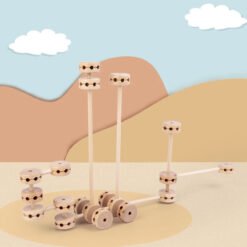 Joc Montessori pentru indemanare - Set 60 piese