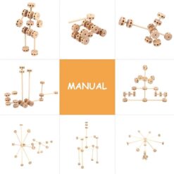 Joc Montessori pentru indemanare - Set 60 piese