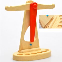 Joc educativ Montessori - Balanta cu greutati din lemn