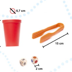 Joc educativ Montessori - Puzzle cu pietricele colorate