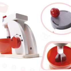 Set mixer din lemn cu accesorii pentru copii