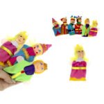 Set 6 marionete pentru degete - Printi si printese, 8 cm