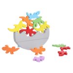 Joc Montessori de echilibru si stivuire din lemn - Soparle