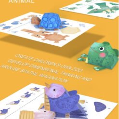 Origami cu 10 animale - Joc creativ si educativ