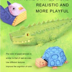 Origami cu 10 animale - Joc creativ si educativ