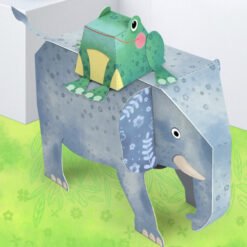 Origami cu 10 animale - Joc creativ si educativ