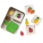 Primul Puzzle al bebelusului - Joc de asociere cu fructe, 24 piese