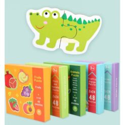 Puzzle din 2 piese pentru bebelusi 48 piese