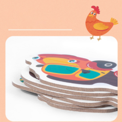 Set 24 puzzle din 2 piese - Animale marine, 3 ani