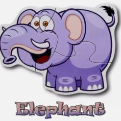 Set 6 puzzle-uri bebelusi din 2 sau 3 piese mari - Jungla, 18 luni 01