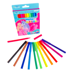 Set carioci pe baza de apa cu 12 culori