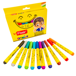 Set carioci pe baza de apa cu 12 culori - Jumbo Bold