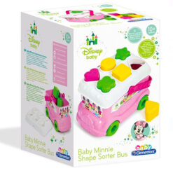 Autobuz cu sortator de forme geometrice-Clementoni roz