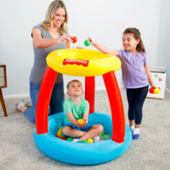 Loc de joaca gonflabil cu 15 Mingi 89x84 cm