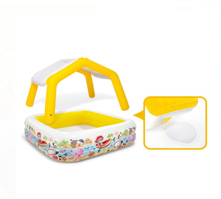 Piscina gonflabila Copii cu acoperis detasabil,157x122 cm