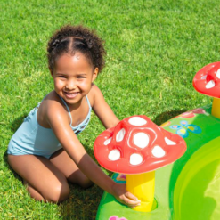 Piscina pentru copii cu Tobogan si Fantana, 2.90x1.80x1.04 m 06