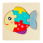 Puzzle 3D din lemn cu 7 piese - Pestisor