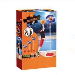 Set coș de plastic cu suport 1,55 m și minge