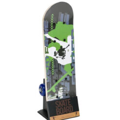 Skateboard copii, multicolor, 42x12.5x8 cm