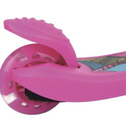 Trotineta-Skate pentru Fetite, Fuchsia, cu Roti Iluminate LED