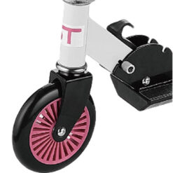 Trotineta pliabila din aluminiu pentru copii, roz si negru