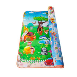Covor de joaca educativ bebelusi,200 x 180 cm, termoizolant cu doua fete, din spuma