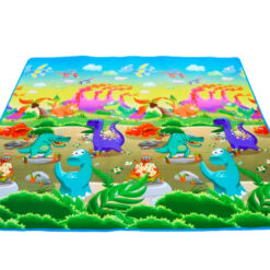 Covor de joaca educativ bebelusi,200 x 180 cm, termoizolant cu doua fete, din spuma