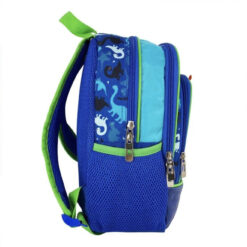 Ghiozdan de gradinita pentru baietei - Dinzoaur albastru 3D