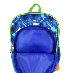 Ghiozdan de gradinita pentru baietei - Dinzoaur albastru 3D