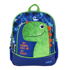 Ghiozdan de gradinita pentru baietei - Dinzoaur albastru 3D