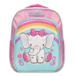 Ghiozdan pentru Gradinita, Must - Elefant si Curcubeu
