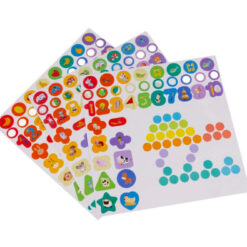 Joc Montessori cu 5 activitati - Indemanare, asociere, sortare, memorie, logica