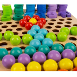 Joc Montessori cu 5 activitati - Indemanare, asociere, sortare, memorie, logica