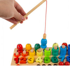 Joc Montessori cu 5 activitati - Indemanare, asociere, sortare, memorie, logica