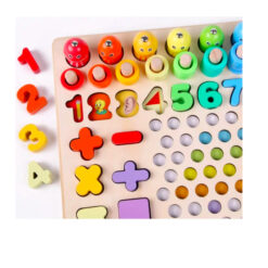 Joc Montessori cu 5 activitati - Indemanare, asociere, sortare, memorie, logica