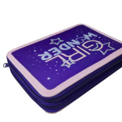 Penar echipat cu 2 compartimente, pentru fetite, 15x21 cm